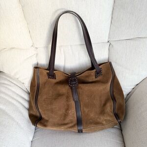 All Suede Satchel